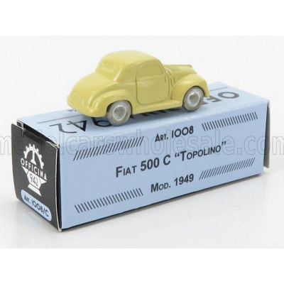 OFFICINA 942 FIAT 500C TOPOLINO 1949 - CREAM 1/76