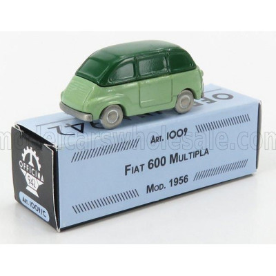 OFFICINA 942 FIAT 600 MULTIPLA 1956 - 2 TONE GREEN 1/76