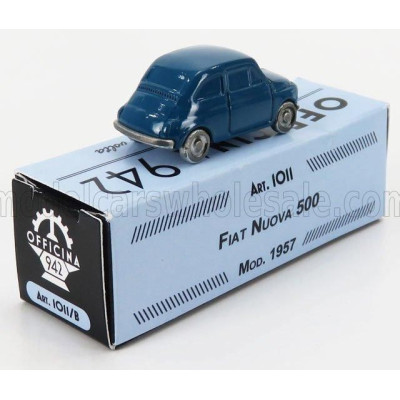 OFFICINA 942 FIAT NUOVA 500 1957 - BLUE 1/76
