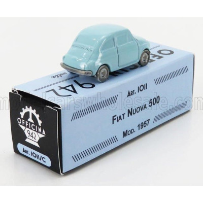 OFFICINA 942 FIAT NUOVA 500 1957 - LIGHT BLUE 1/76