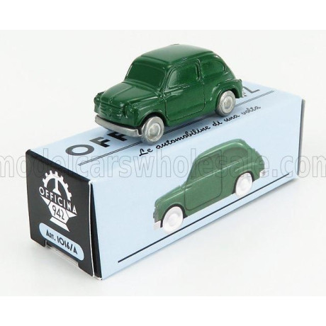 OFFICINA 942 FIAT 600 1955 - DARK GREEN 1/76