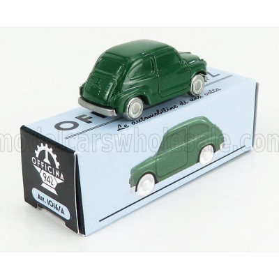 OFFICINA 942 FIAT 600 1955 - DARK GREEN 1/76