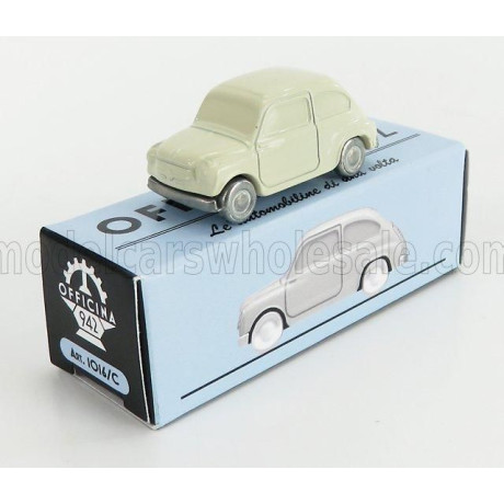 OFFICINA 942 FIAT 600 1955 - PEARL GREY 1/76