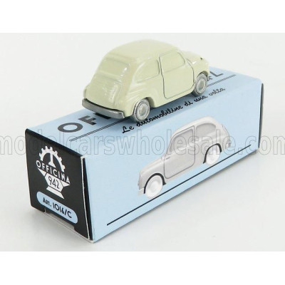 OFFICINA 942 FIAT 600 1955 - PEARL GREY 1/76