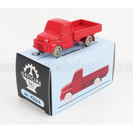 OFFICINA 942 FIAT 615 AUTOCARRO - TRUCK - 1952 - RED 1/76