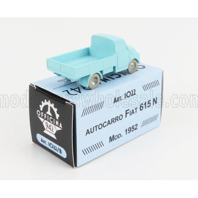 OFFICINA 942 FIAT 615 AUTOCARRO - TRUCK - 1952 - LIGHT BLUE 1/76
