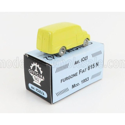 OFFICINA 942 FIAT 615 FURGONE - VAN - 1953 - YELLOW 1/76