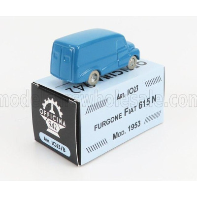 OFFICINA 942 FIAT 615 FURGONE - VAN - 1953 - BLUE 1/76