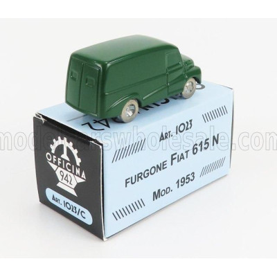 OFFICINA 942 FIAT 615 FURGONE - VAN - 1953 - GREEN 1/76