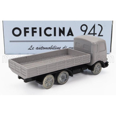 OFFICINA 942 OM FIAT TIGRE TRUCK 3-ASSI 1960 - WHITE 1/76
