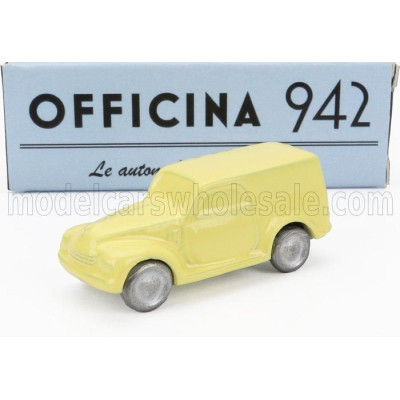 OFFICINA 942 FIAT 500C VAN FURGONCINO 1949 - YELLOW 1/76