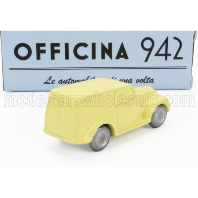 OFFICINA 942 FIAT 500C VAN FURGONCINO 1949 - YELLOW 1/76