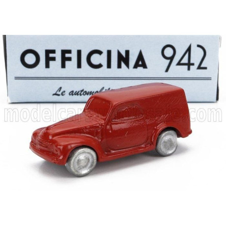 OFFICINA 942 FIAT 500C VAN FURGONCINO 1949 - RED 1/76