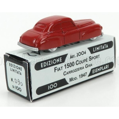OFFICINA 942 FIAT 1500 GHIA COUPE GRAN SPORT 1947 - RED 1/76