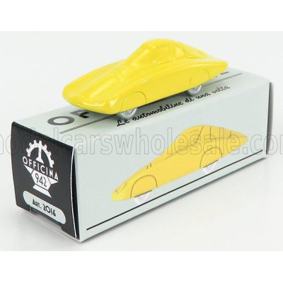 OFFICINA 942 FIAT ABARTH 500 RECORD PININFARINA 1958 - YELLOW 1/76