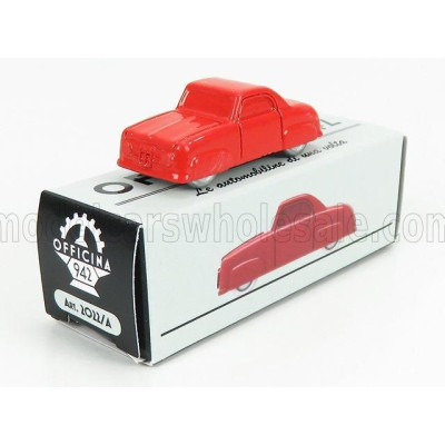 OFFICINA 942 FIAT 500 BERLINETTA CARROZZERIA VIGNALE 1947 - RED 1/76