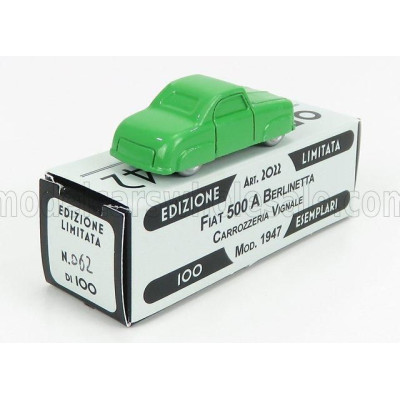 OFFICINA 942 FIAT 500 BERLINETTA CARROZZERIA VIGNALE 1947 - GREEN 1/76