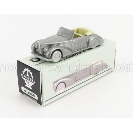 OFFICINA 942 FIAT 1500 CABRIOLET CARROZZERIA VIOTTI 1940 - GRIGIO MET 1/76