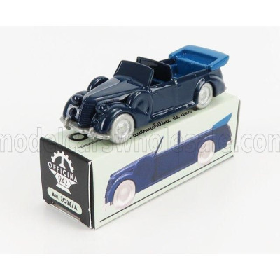 OFFICINA 942 FIAT 2800 TORPEDO DA PARATA CABRIOLET CARROZZERIA STAB. FARINA 1939 - BLUE 1/76