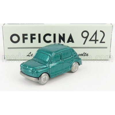 OFFICINA 942 FIAT 600 LUCCIOLA CARROZZERIA FRANCIS LOMBARDI 1957 - GREEN MET 1/76