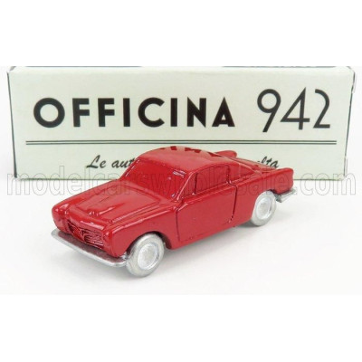 OFFICINA 942 FIAT 1100 TV COUPE PININFARINA 1955 - RED MET 1/76