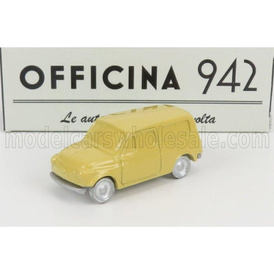 OFFICINA 942 FIAT 500 UTILITY FRANCIS LOMBARDI 1959 - BEIGE 1/76