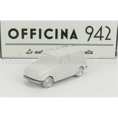 OFFICINA 942 FIAT 500 UTILITY FRANCIS LOMBARDI 1959 - LIGHT GREY 1/76