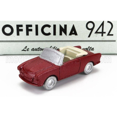 OFFICINA 942 SIATA AMICA 56 SPIDER (BASE FIAT 600) 1956 - RED 1/76