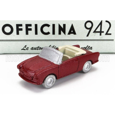 OFFICINA 942 SIATA AMICA 56 SPIDER (BASE FIAT 600) 1956 - RED 1/76