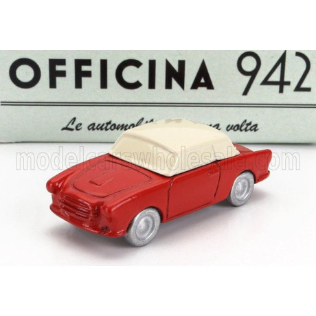 OFFICINA 942 SIATA AMICA 57 COUPE (BASE FIAT 600) 1957 - RED IVORY 1/76