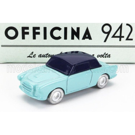 OFFICINA 942 SIATA AMICA 57 COUPE (BASE FIAT 600) 1957 - 2 TONE BLUE 1/76