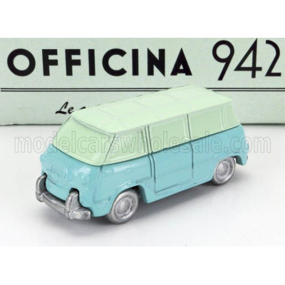 OFFICINA 942 FIAT 600M VAN FURGONCINO CORIASCO 1956 - LIGHT BLUE GREEN 1/76