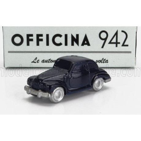 OFFICINA 942 FIAT 500C 4 POSTI CARROZZERIA ROLFO 1950 - BLUE 1/76