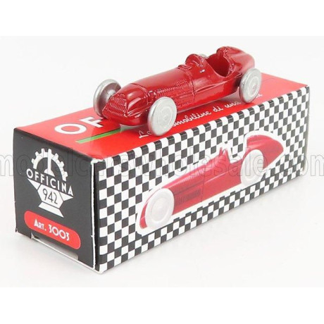 OFFICINA 942 ALFA ROMEO F1  159 ALFETTA N 0 TEAM SCUDERIA ALFA ROMEO 1950 WORLD CHAMPION - RED 1/76