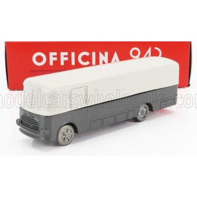 OFFICINA 942 FIAT 642 RN TRUCK CAR TRANSPORTER F1 ASSISTENZA CORSE FERRARI 1956 - GREY WHITE 1/76