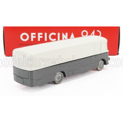 OFFICINA 942 FIAT 642 RN TRUCK CAR TRANSPORTER F1 ASSISTENZA CORSE FERRARI 1956 - GREY WHITE 1/76