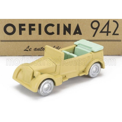 OFFICINA 942 FIAT 1100 MILITARE CABRIOLET OPEN 1939 - MILITARY SAND 1/76