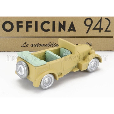 OFFICINA 942 FIAT 1100 MILITARE CABRIOLET OPEN 1939 - MILITARY SAND 1/76