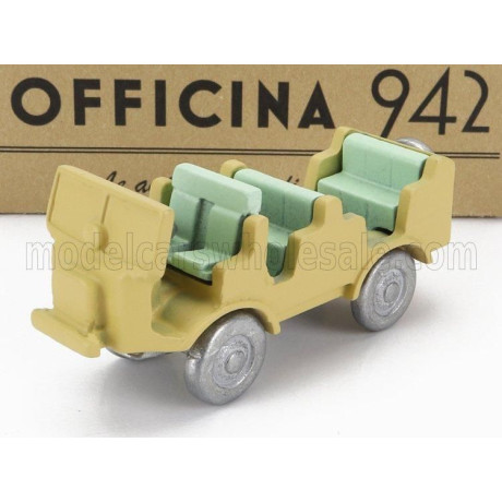 OFFICINA 942 OM FIAT AUTOCARRETTA 36DMP 1936 - MILITARY SAND 1/76