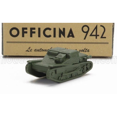 OFFICINA 942 FIAT L3/33 ANSALDO TANK CARRO VELOCE 1933 - MILITARY GREEN 1/76