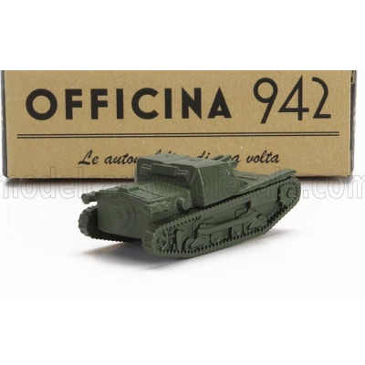 OFFICINA 942 FIAT L3/33 ANSALDO TANK CARRO VELOCE 1933 - MILITARY GREEN 1/76