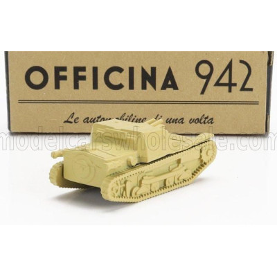 OFFICINA 942 FIAT L3/33 ANSALDO TANK CARRO VELOCE 1933 - MILITARY SAND 1/76