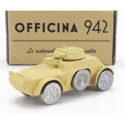 OFFICINA 942 FIAT ANSALDO TANK AB40 AUTOBLINDO 1940 - MILITARY SAND 1/76