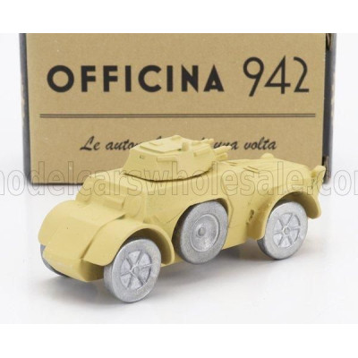 OFFICINA 942 FIAT ANSALDO TANK AB40 AUTOBLINDO 1940 - MILITARY SAND 1/76