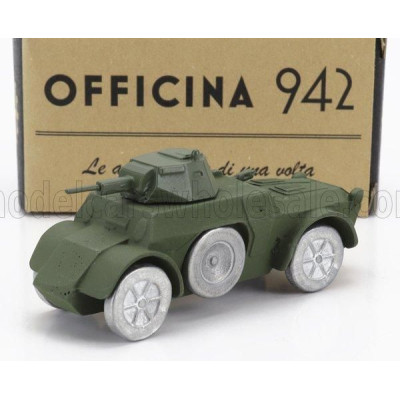 OFFICINA 942 FIAT ANSALDO TANK AB41 AUTOBLINDO 1941 - MILITARY GREEN 1/76