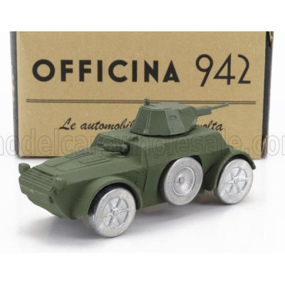 OFFICINA 942 FIAT ANSALDO TANK AB41 AUTOBLINDO 1941 - MILITARY GREEN 1/76