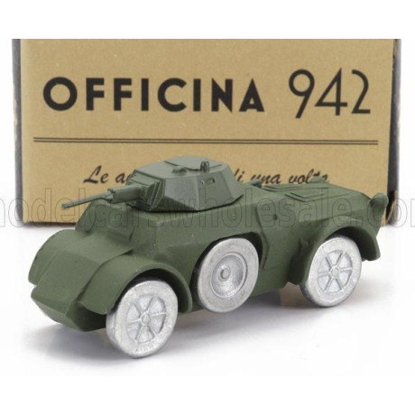 OFFICINA 942 FIAT ANSALDO TANK AB43 AUTOBLINDO 1943 - MILITARY GREEN 1/76
