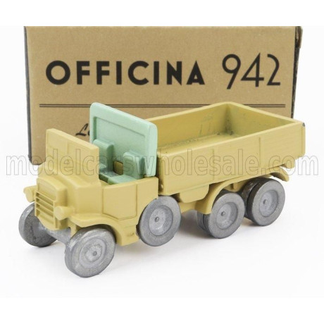 OFFICINA 942 FIAT SPA DOVUNQUE 35 TRUCK 3-ASSI 1935 - MILITARY SAND 1/76