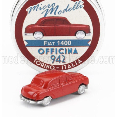 OFFICINA 942 FIAT 1400 1950 - RED 1/160