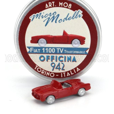 OFFICINA 942 FIAT 1100/103 TRASFORMABILE CABRIOLET OPEN 1953 - RED 1/160
